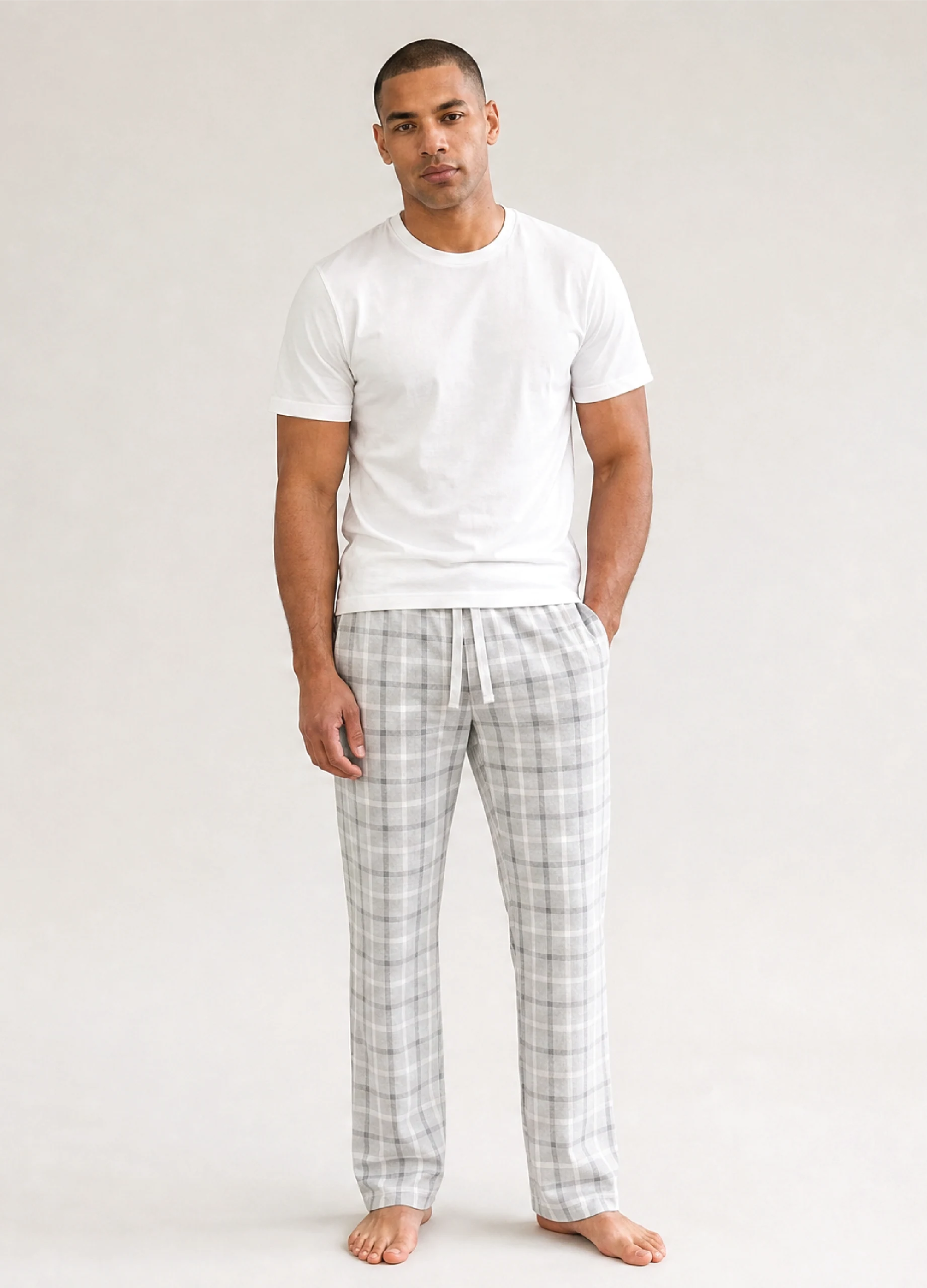 Model wearing GMC Cotton Sleep pyjamas