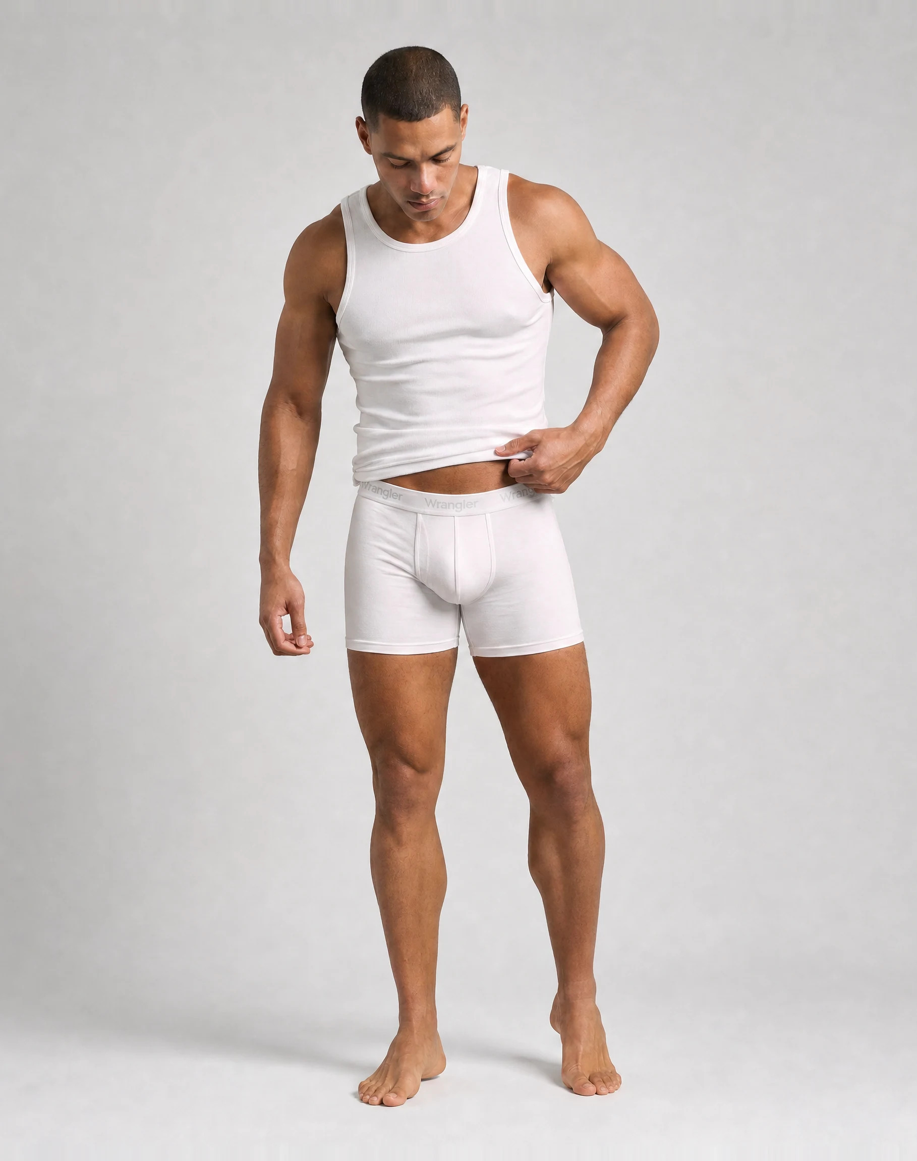 Model wearing GMC Cotton Stretch underwear