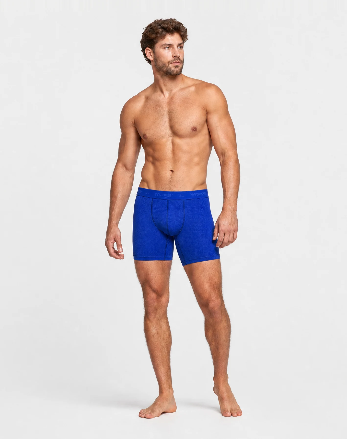 Model wearing GMC Lyocell Mesh underwear