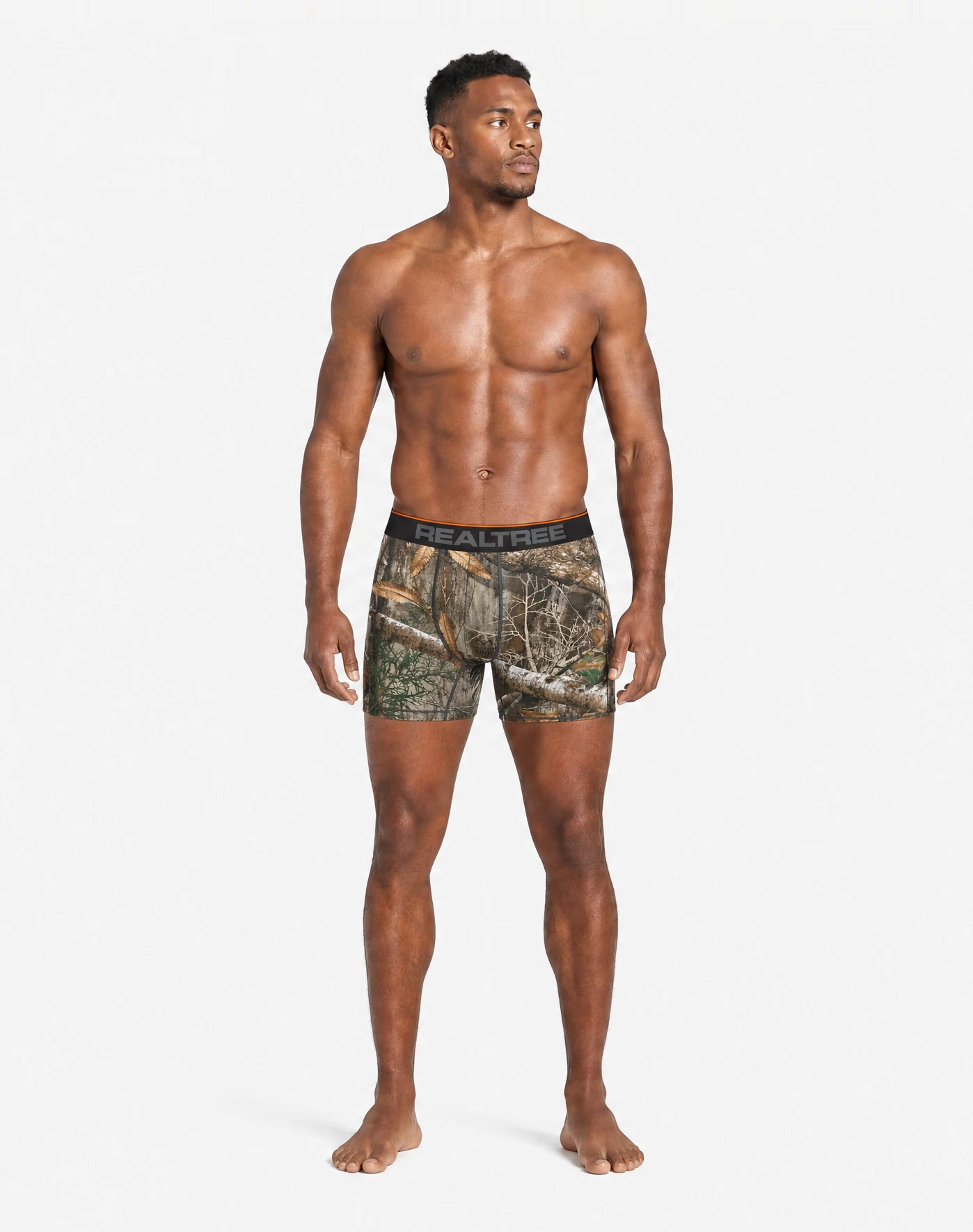 Model wearing GMC Soft Touch underwear