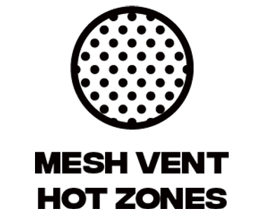 Mesh Vent Hot Zones